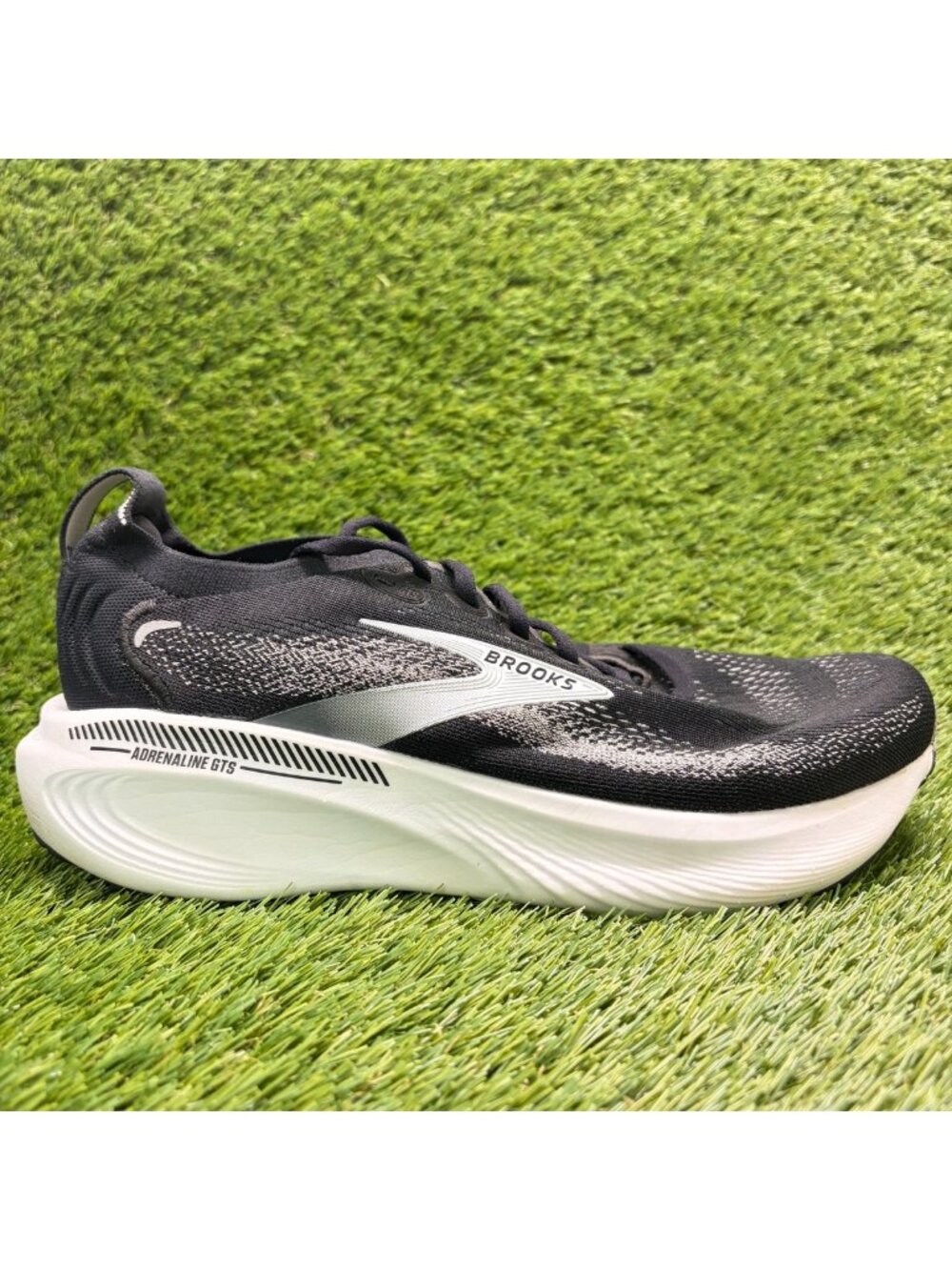 Brooks Adrenaline GTS 25 Mens Size 9.5 4E Black Athletic Running Shoes Sneakers